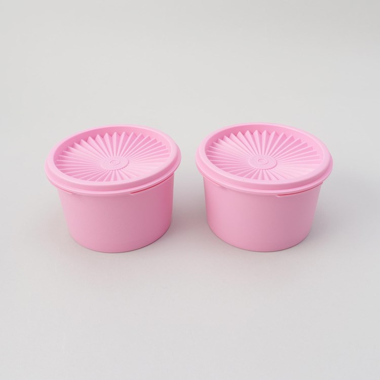 トゥーワントゥーキッチンストア(212 KITCHEN STORE)のミニデコレーター2個入 ライトピンク ＜Tupperware タッパーウェア＞ 保存容器・ストッカー