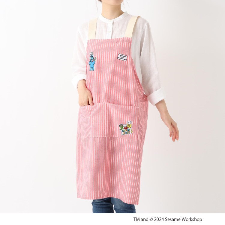 トゥーワントゥーキッチンストア(212 KITCHEN STORE)の◆エプロン RD ＜SESAME STREET＞ スポットキャラクター