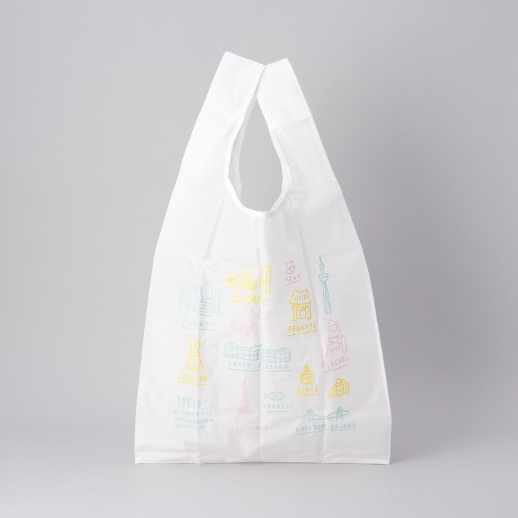 トゥーワントゥーキッチンストア(212 KITCHEN STORE)のSTANDARD BAGGU TOKYO MAP WH ＜BAGGU バグゥ＞ ショッピングバッグ