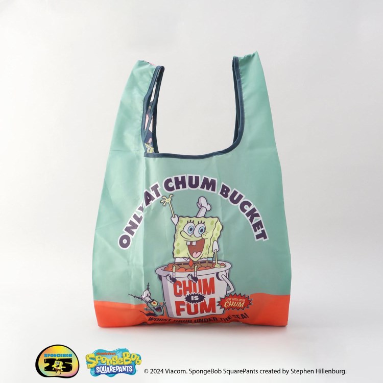 トゥーワントゥーキッチンストア(212 KITCHEN STORE)のエコバッグCHUM IS FUM M ＜SPONGE BOB スポンジ・ボブ＞ スポットキャラクター