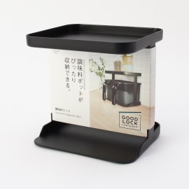 トゥーワントゥーキッチンストア(212 KITCHEN STORE)の調味料ラック K749 BK ＜marna マーナ＞ キッチン収納・ラック