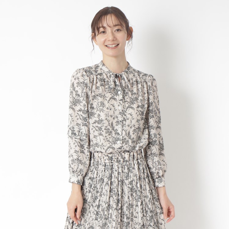 ローラアシュレイ(LAURA ASHLEY)の【好評につき追加！70th記念／洗える／SETUP可】「ロイド」リボンブラウス シャツ・ブラウス