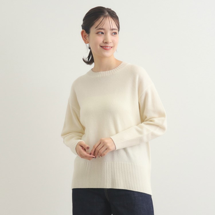 ローラアシュレイ(LAURA ASHLEY)の【ウールカシミヤ混／5colors】クルーネックニット ニット/セーター