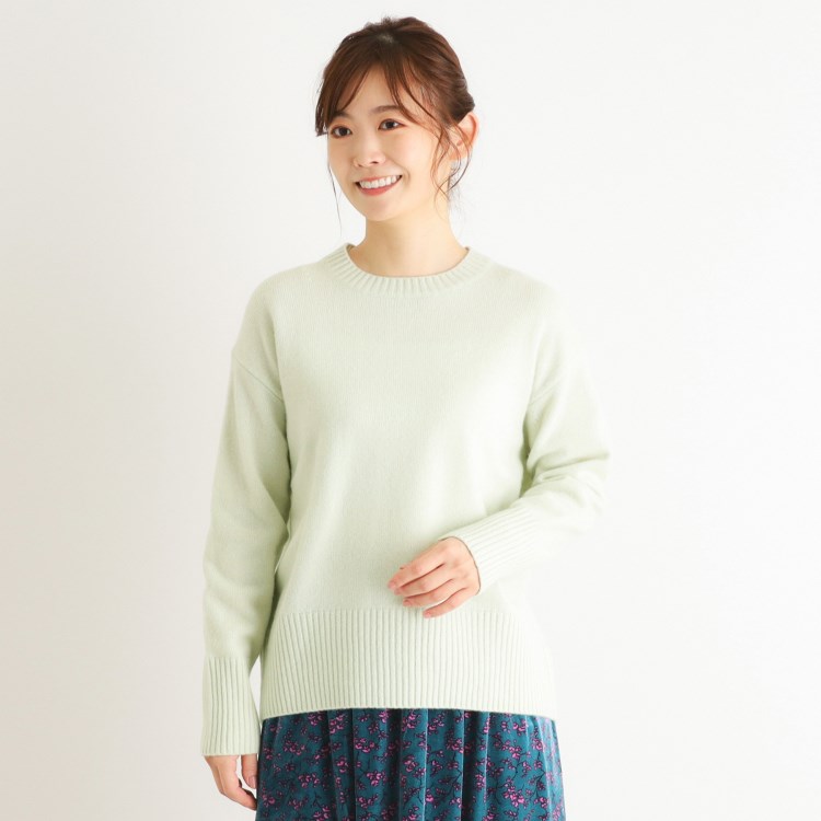 ローラアシュレイ(LAURA ASHLEY)の【ウールカシミヤ混／5colors】クルーネックニット ニット/セーター