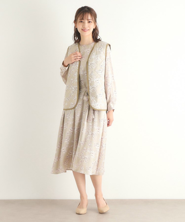 ローラアシュレイ(LAURA ASHLEY)の【リバーシブルベスト／ライナー取り外し可／同柄アイテムあり】ポリントン ローゼズ ステンカラーコート13