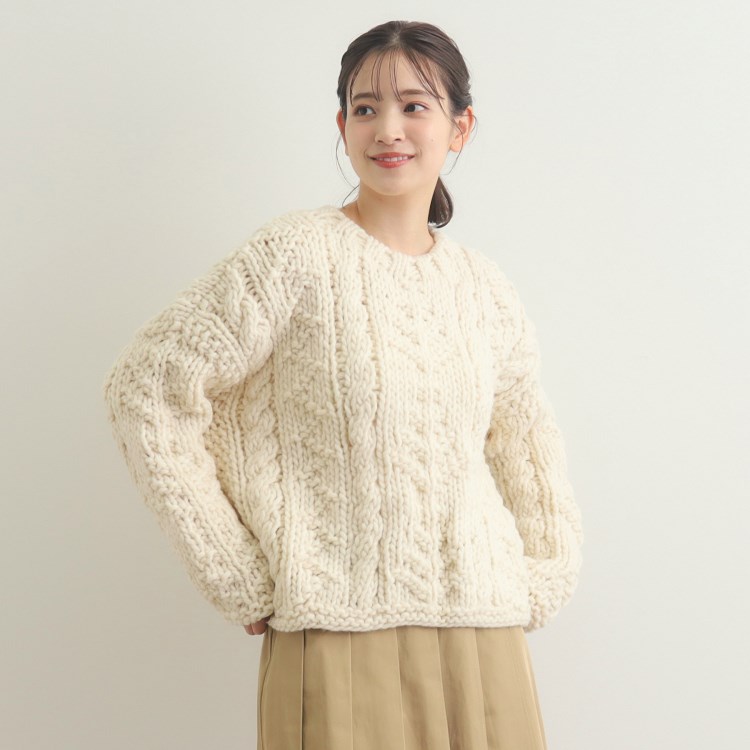 ローラアシュレイ(LAURA ASHLEY)の【毛100％／ペルーニット】プルオーバー ニット/セーター