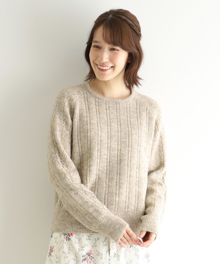 ローラアシュレイ(LAURA ASHLEY)の【モヘヤ混／透かし編み／4colors】プルオーバーニット5