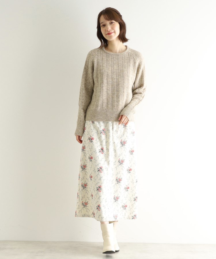 ローラアシュレイ(LAURA ASHLEY)の【モヘヤ混／透かし編み／4colors】プルオーバーニット6