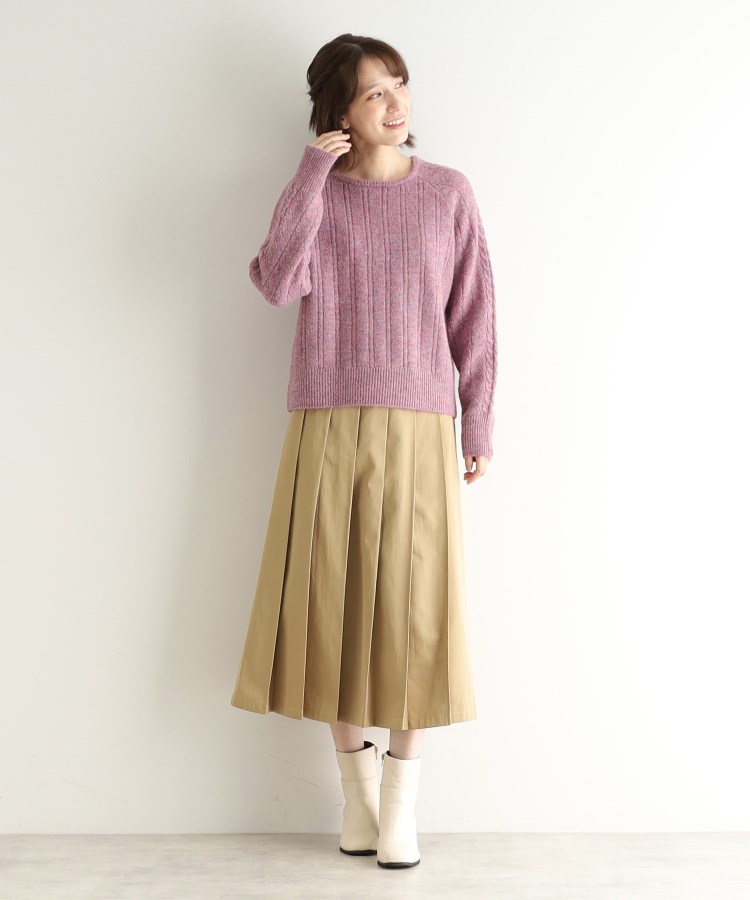 ローラアシュレイ(LAURA ASHLEY)の【モヘヤ混／透かし編み／4colors】プルオーバーニット14