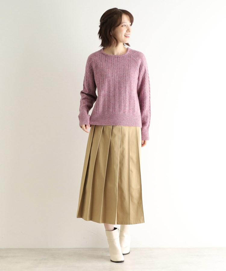 ローラアシュレイ(LAURA ASHLEY)の【モヘヤ混／透かし編み／4colors】プルオーバーニット15