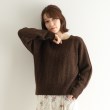 ローラアシュレイ(LAURA ASHLEY)の【モヘヤ混／透かし編み／4colors】プルオーバーニット1