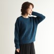 ローラアシュレイ(LAURA ASHLEY)の【モヘヤ混／透かし編み／4colors】プルオーバーニット ネイビー(095)