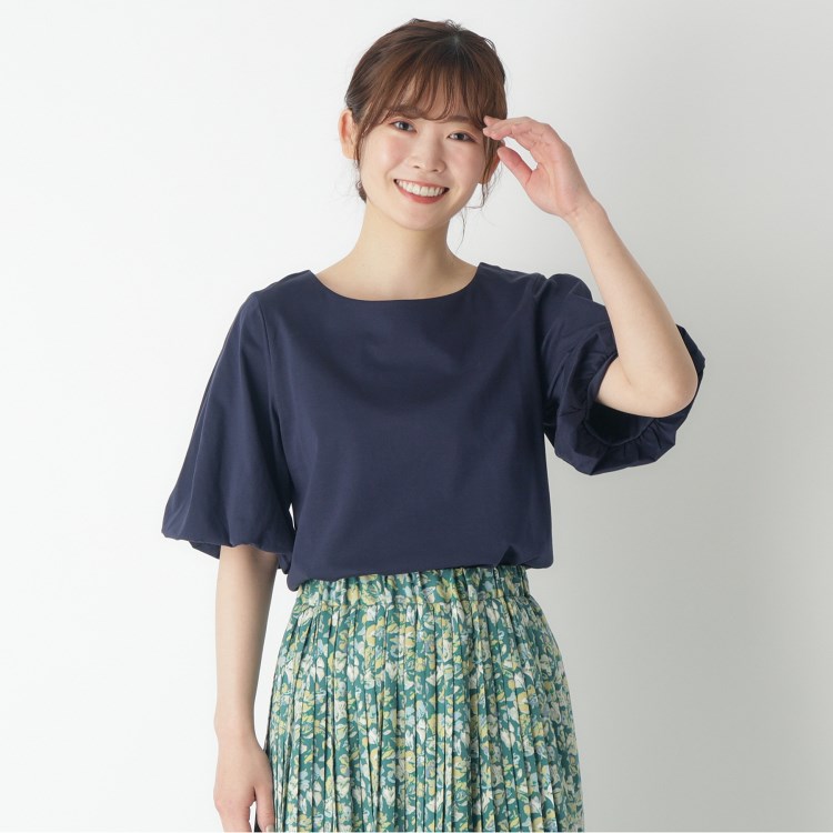 ローラアシュレイ(LAURA ASHLEY)の【天竺綿】袖バルーンプルオーバー カットソー