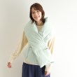 ローラアシュレイ(LAURA ASHLEY)の【ミュラーダウン／起毛ポケット／ポケッタブル収納袋付き】メイジー スプリッグ柄 ダウンストール6