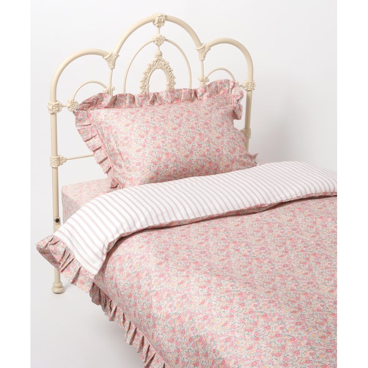 ローラアシュレイホーム(LAURA ASHLEY HOME)の【ダブル】ラブストン柄　フリルかけ布団カバー ベッド・寝具