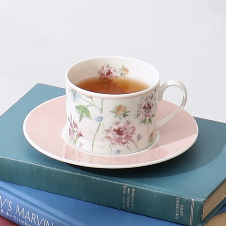 ローラアシュレイホーム(LAURA ASHLEY HOME)のワイルド メドウ柄 カップ＆ソーサー コーヒー･ティーグッズ