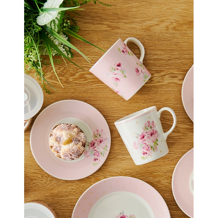 ローラアシュレイホーム(LAURA ASHLEY HOME)のクチュール ローズ柄 マグカップ グラス・マグ・タンブラー