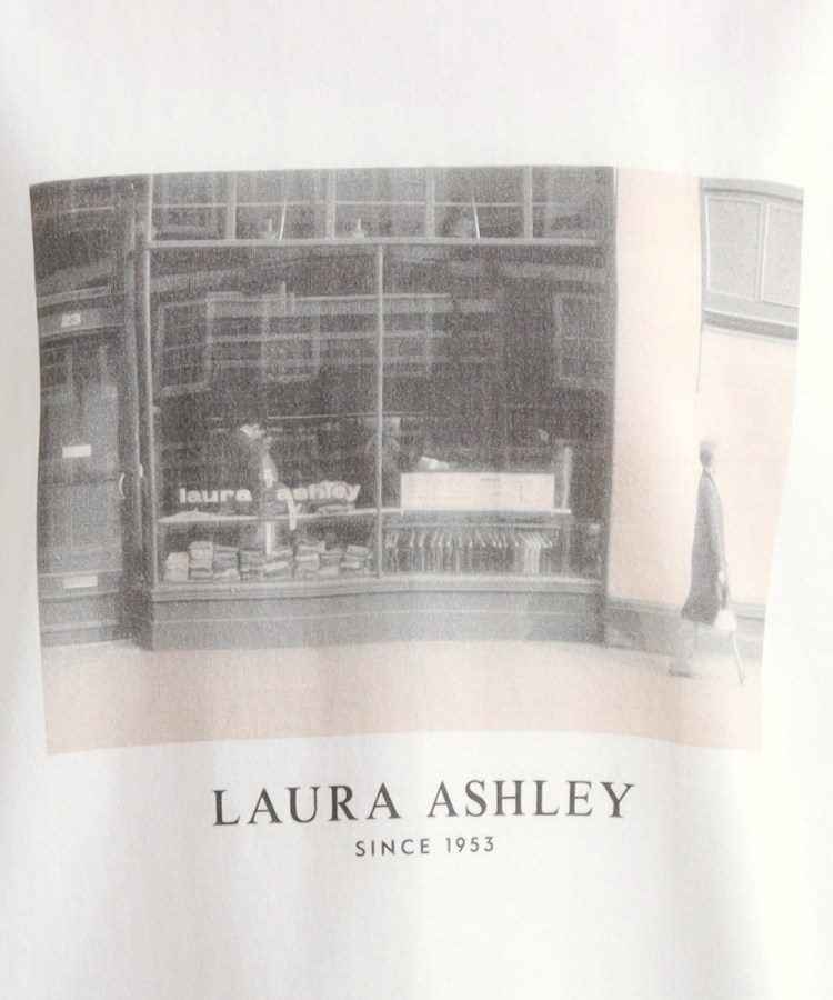 ローラアシュレイホーム(LAURA ASHLEY HOME)の【大人気！日本製/Laura Ashley ヒストリーフォト】 第一号店 フォトTシャツ4