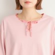 ローラアシュレイホーム(LAURA ASHLEY HOME)のブリガム パッチワーク柄／カームスデン ポピー柄 キルトパンツ＆長袖Tシャツ14