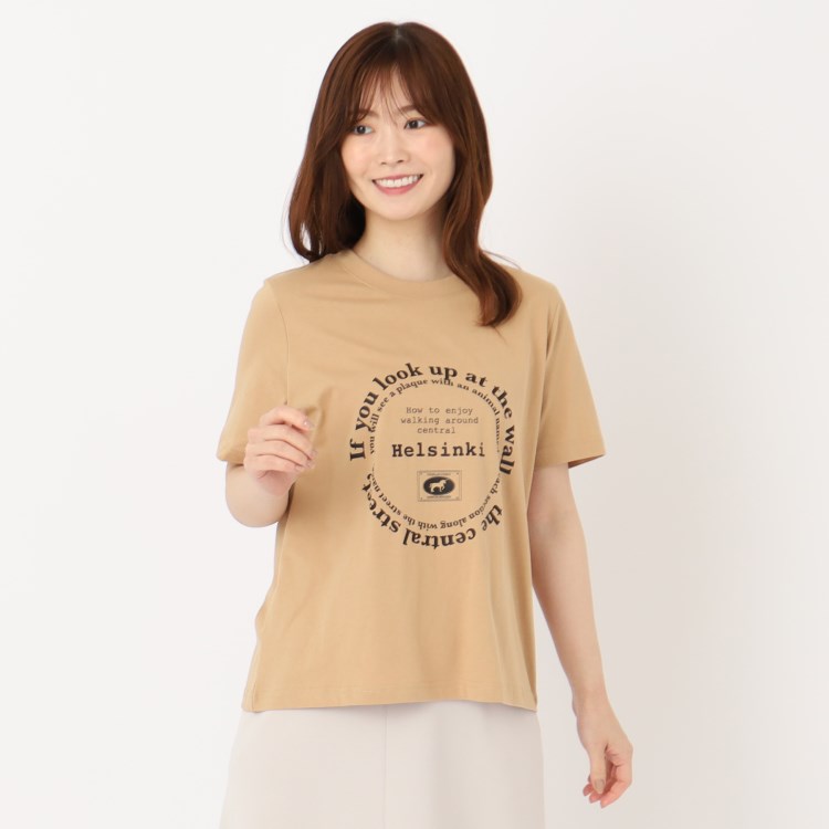 ザンパ(ZAMPA)のモチーフプリントクルーTシャツ Ｔシャツ