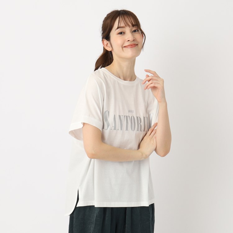 ザンパ(ZAMPA)の箔プリントルーズTシャツ Ｔシャツ