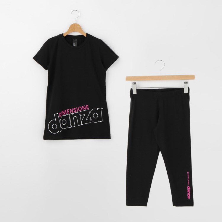 オフプライスストア(ウィメン)(OFF PRICE STORE(Women))のDIMENSIONE DANZA ストレッチTシャツ＆クロップドパンツSET セットアップ