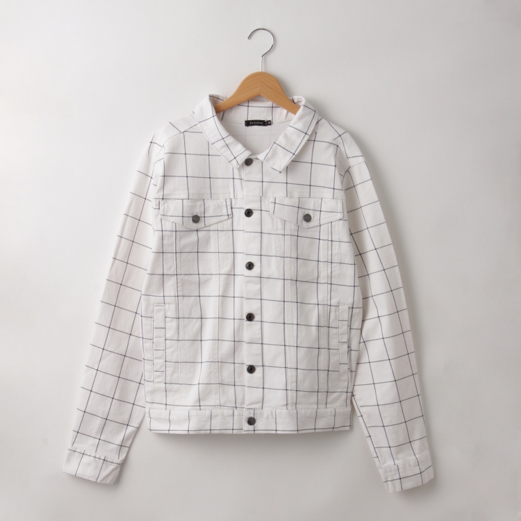 オフプライスストア(メンズ)(OFF PRICE STORE(Mens))のRelation（リレーション） チェック柄Gジャン デニムジャケット