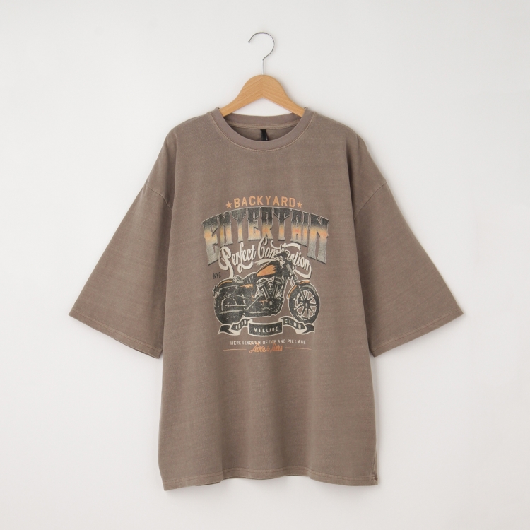 オフプライスストア(メンズ)(OFF PRICE STORE(Mens))のHALHAM（ハルハム） Pigment hard wash T-shirt/ピグメント ハードウォッシュ 半袖 Tシャツ【SALE/オーバーサイズ/ストリート/ユニセックス】 Ｔシャツ