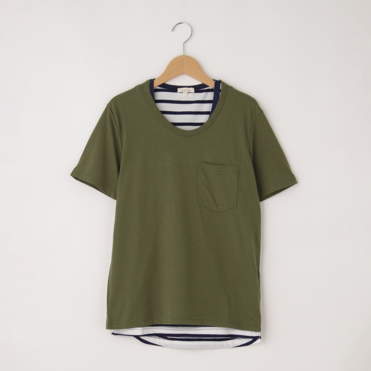 オフプライスストア(メンズ)(OFF PRICE STORE(Mens))のRelation（リレーション） Tシャツ＆ボーダータンクトップセット Ｔシャツ