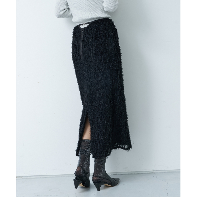 コードエー(CODE A)のCODE A ｜ feather long skirt マキシ・ロングスカート