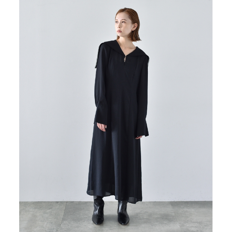 コードエー(CODE A)のCODE A ｜ sailor collar dress マキシ・ロングワンピース