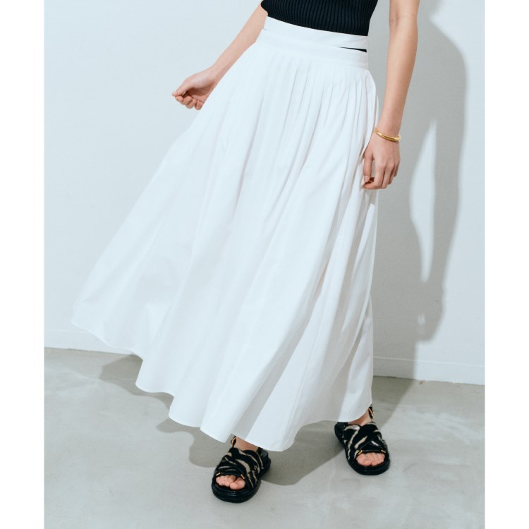 コードエー(CODE A)のCODE A | W belt volume skirt マキシ・ロングスカート