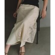 コードエー(CODE A)のCODE A｜garden lace wrap skirt オフホワイト(003)