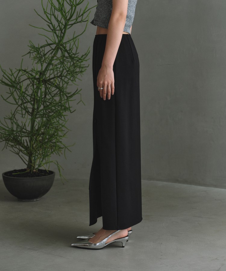 コードエー(CODE A)のCODE A｜slit jersey mxi skirt7