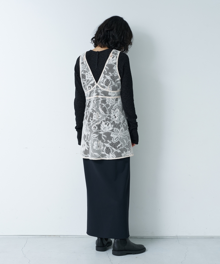 コードエー(CODE A)のCODE A｜garden lace 2way blouse12