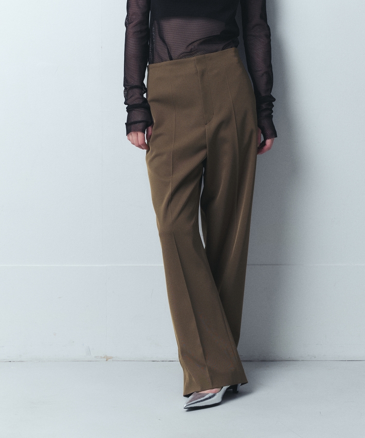 コードエー(CODE A)のCODE A｜wide trousers モカブラウン(042)