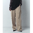 コードエー(CODE A)のCODE A｜wide trousers ベージュ(052)