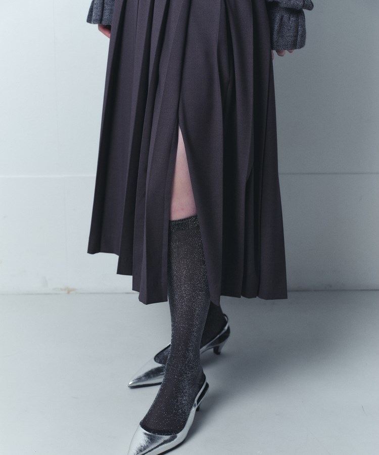 コードエー(CODE A)のCODE A｜pleated gabardine skirt1