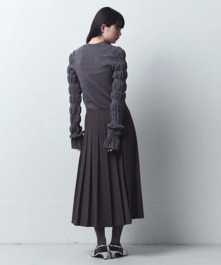 コードエー(CODE A)のCODE A｜pleated gabardine skirt5