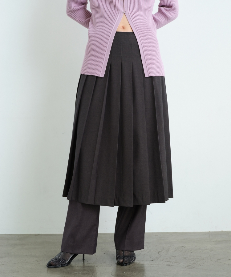 コードエー(CODE A)のCODE A｜pleated gabardine skirt7