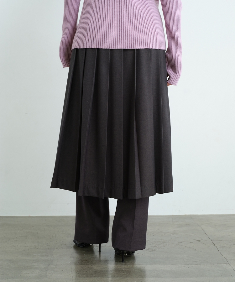 コードエー(CODE A)のCODE A｜pleated gabardine skirt8