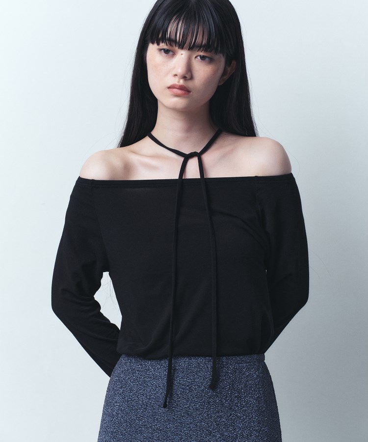 コードエー(CODE A)のCODE A｜off－shoulder jersey top1