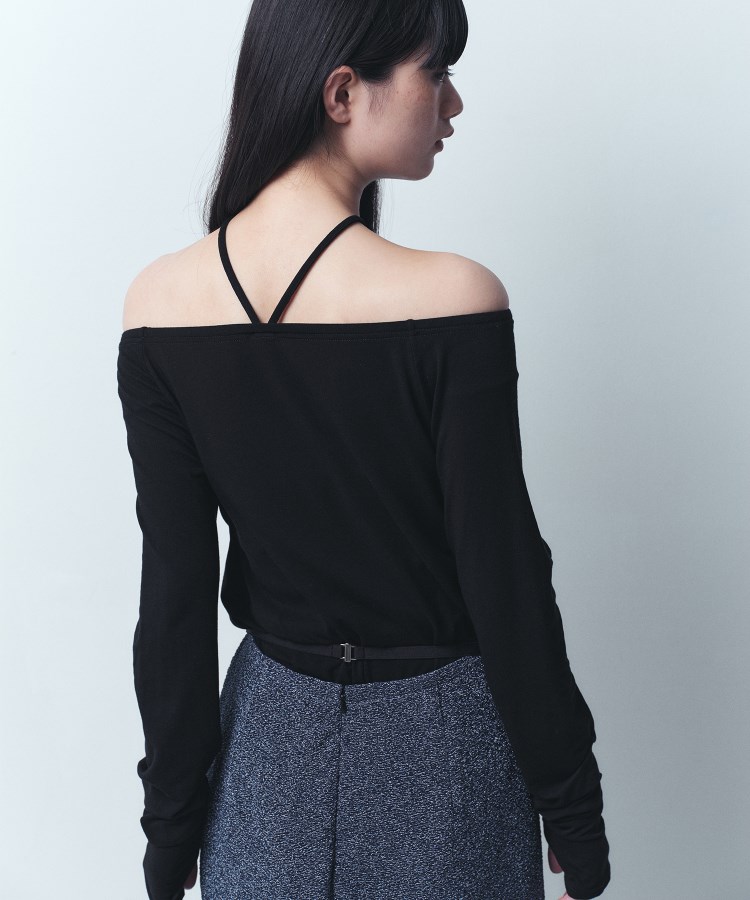 コードエー(CODE A)のCODE A｜off－shoulder jersey top2