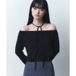 コードエー(CODE A)のCODE A｜off－shoulder jersey top1