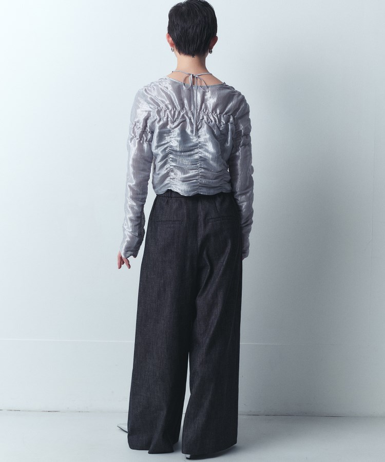 コードエー(CODE A)のCODE A｜gathered shiny blouse9