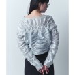 コードエー(CODE A)のCODE A｜gathered shiny blouse3