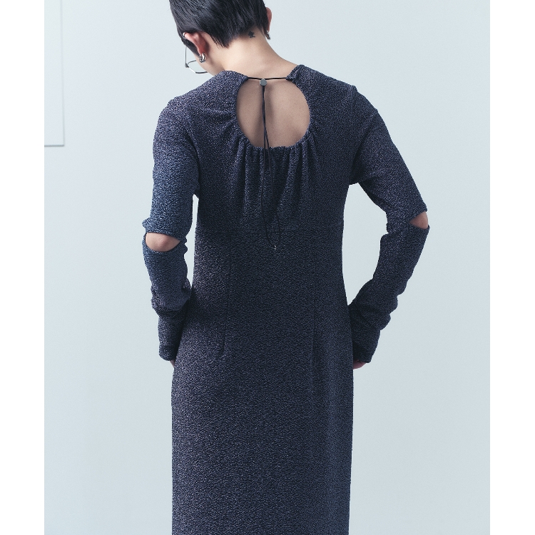 コードエー(CODE A)のCODE A｜open back lame dress マキシ・ロングワンピース