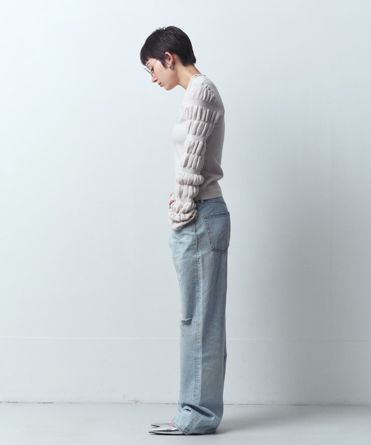 コードエー(CODE A)のCODE A｜gathered sleeves knit9