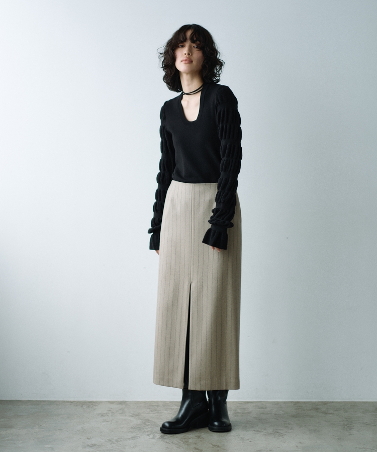 コードエー(CODE A)のCODE A｜gathered sleeves knit16