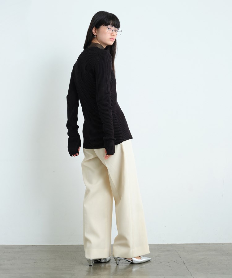 コードエー(CODE A)のCODE A｜fronthook knit cardigan4